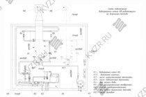 Схема подключения и монтажа водогрейного промышленного котла 1.86 МВт на дизеле