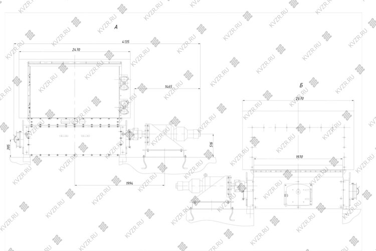 Топка ТЛПХ-1.87/3.5 чертеж